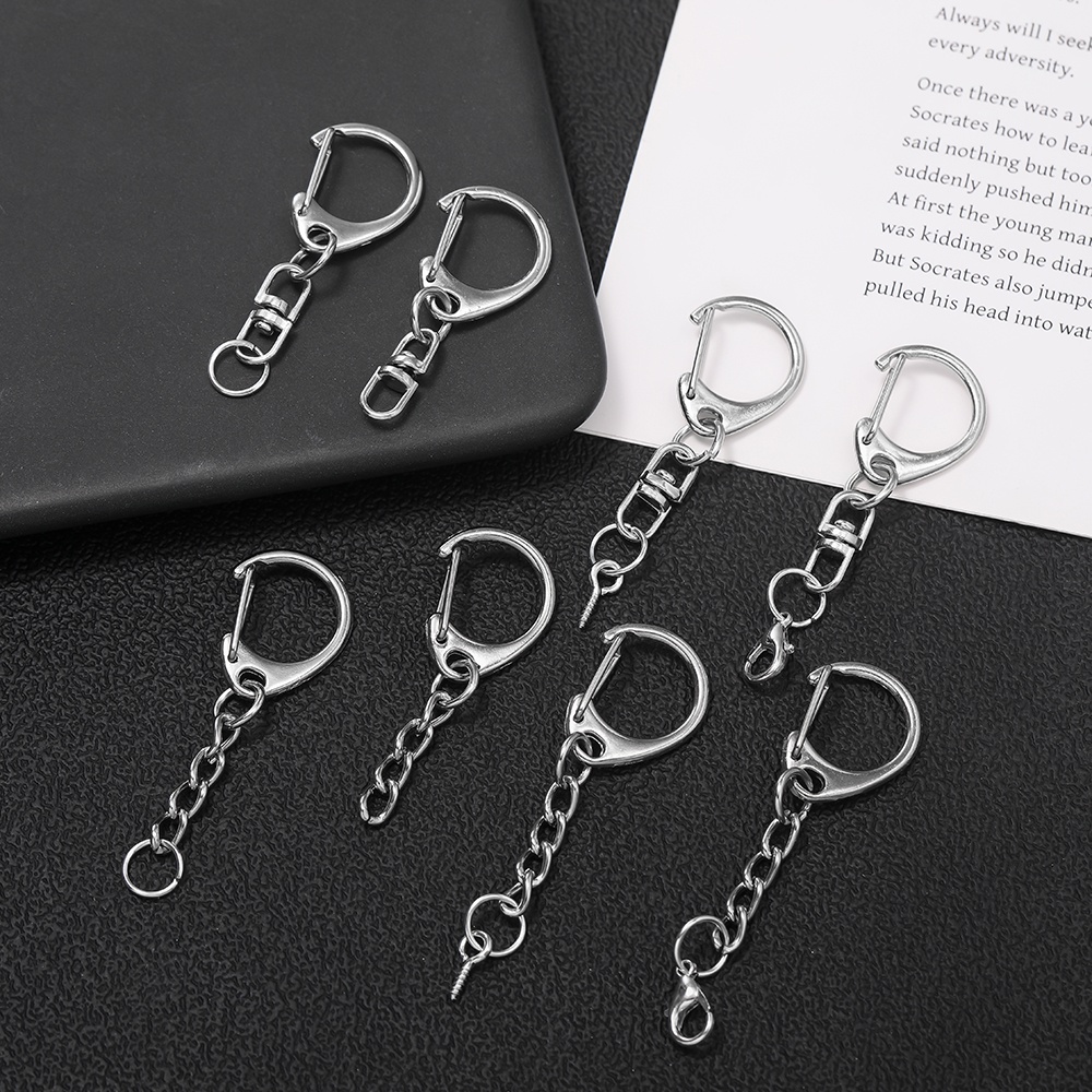 Jewelry Making Chain - 10pcs Lobster Claw Clasp Key Ring