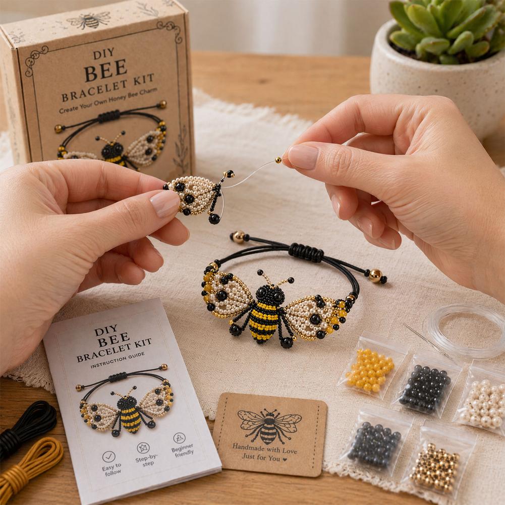 Jewelry Making For Teens - Animal DIY Beaded Bracelet Making Kit