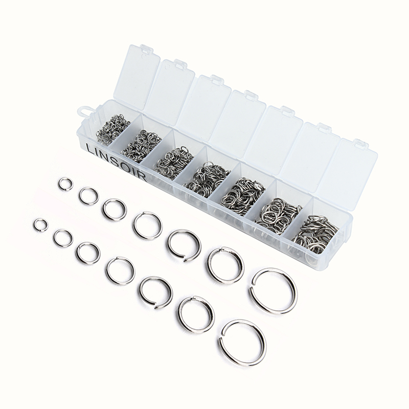Jump Ring Assorted - 770pcs/lot Mix Size Open Jump Ring