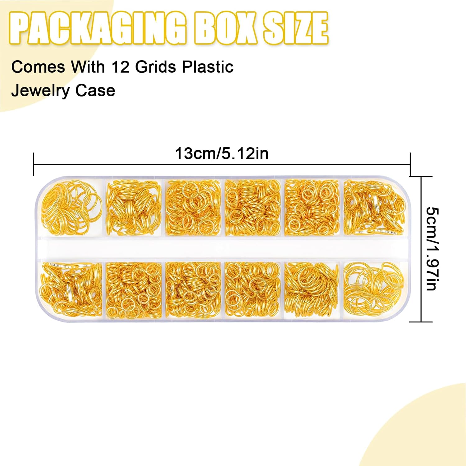 Phinus 1200P Gold Jump Rings K - Jump Ring Assorted review and price
