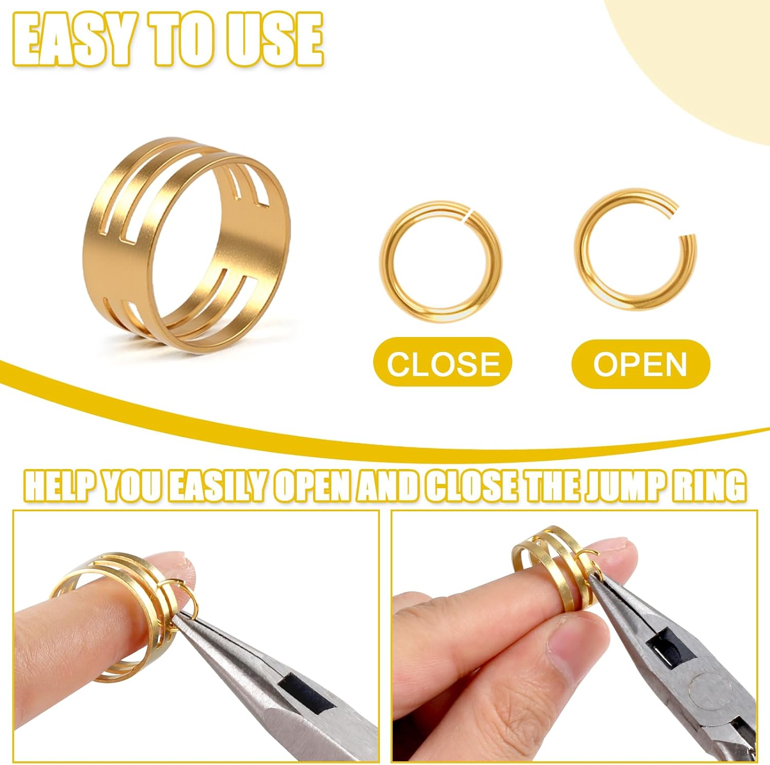Phinus 1200P Gold Jump Rings K - Jump Ring Assorted review and price