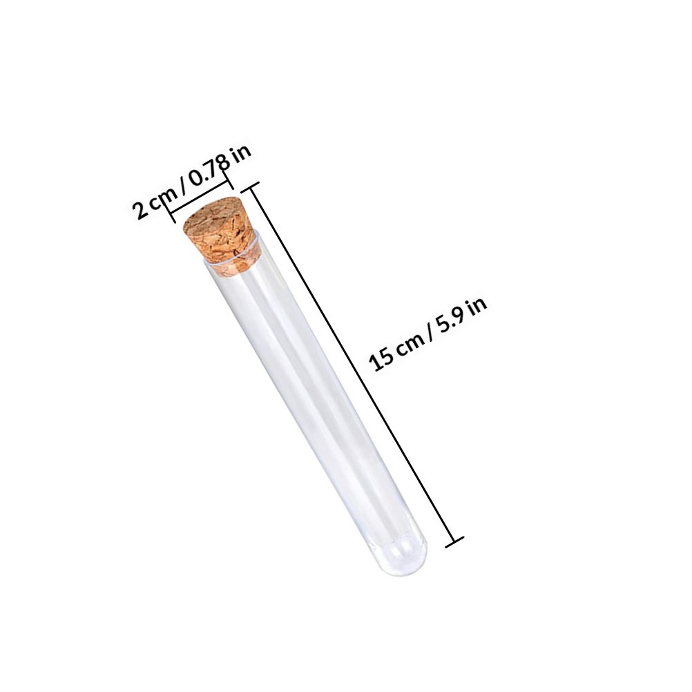 24Pcs Wood Cork Test Tubes Pla - Jewelry Making Experience review and price