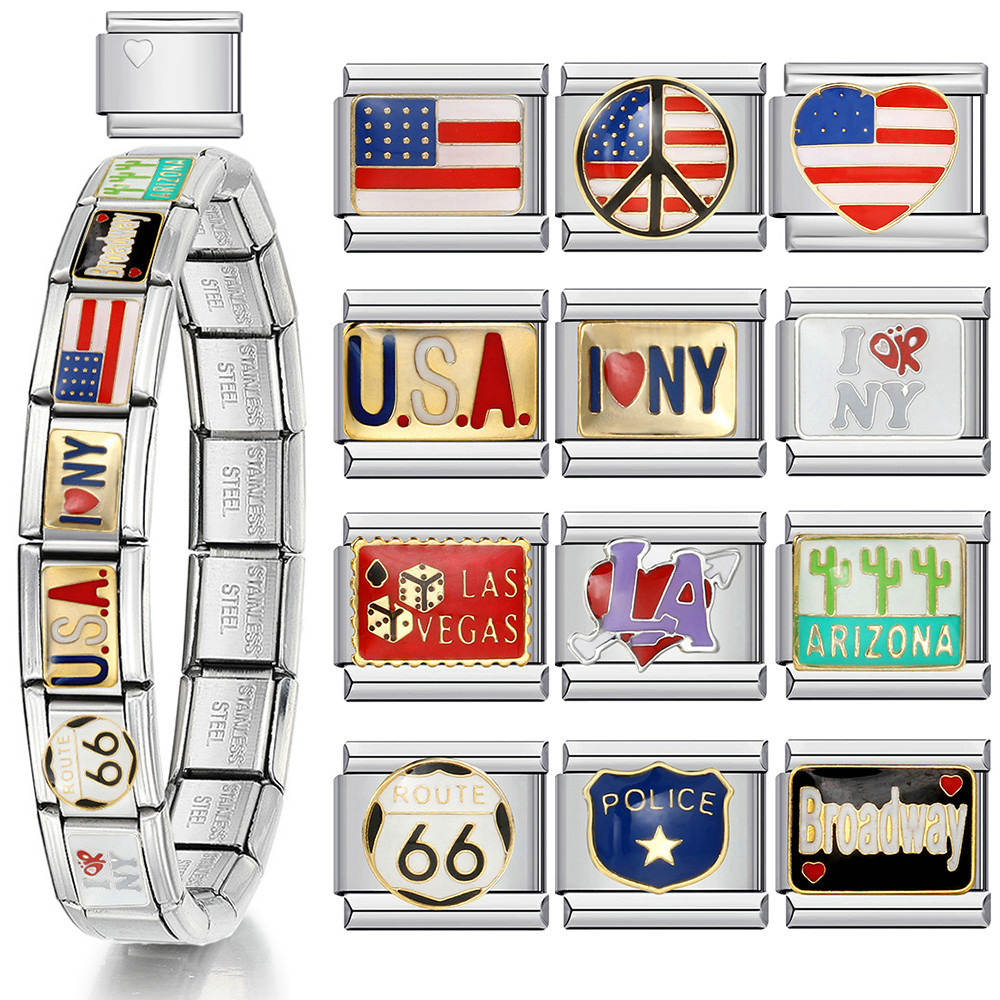 1pc Y2K Italian Charm Bracelet - Jewelry Making In La review and price