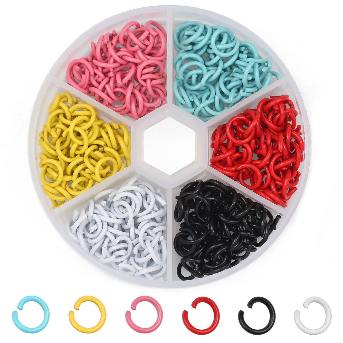 87g Colorful Mixed Colors Zinc - Jump Ring Assorted review and price