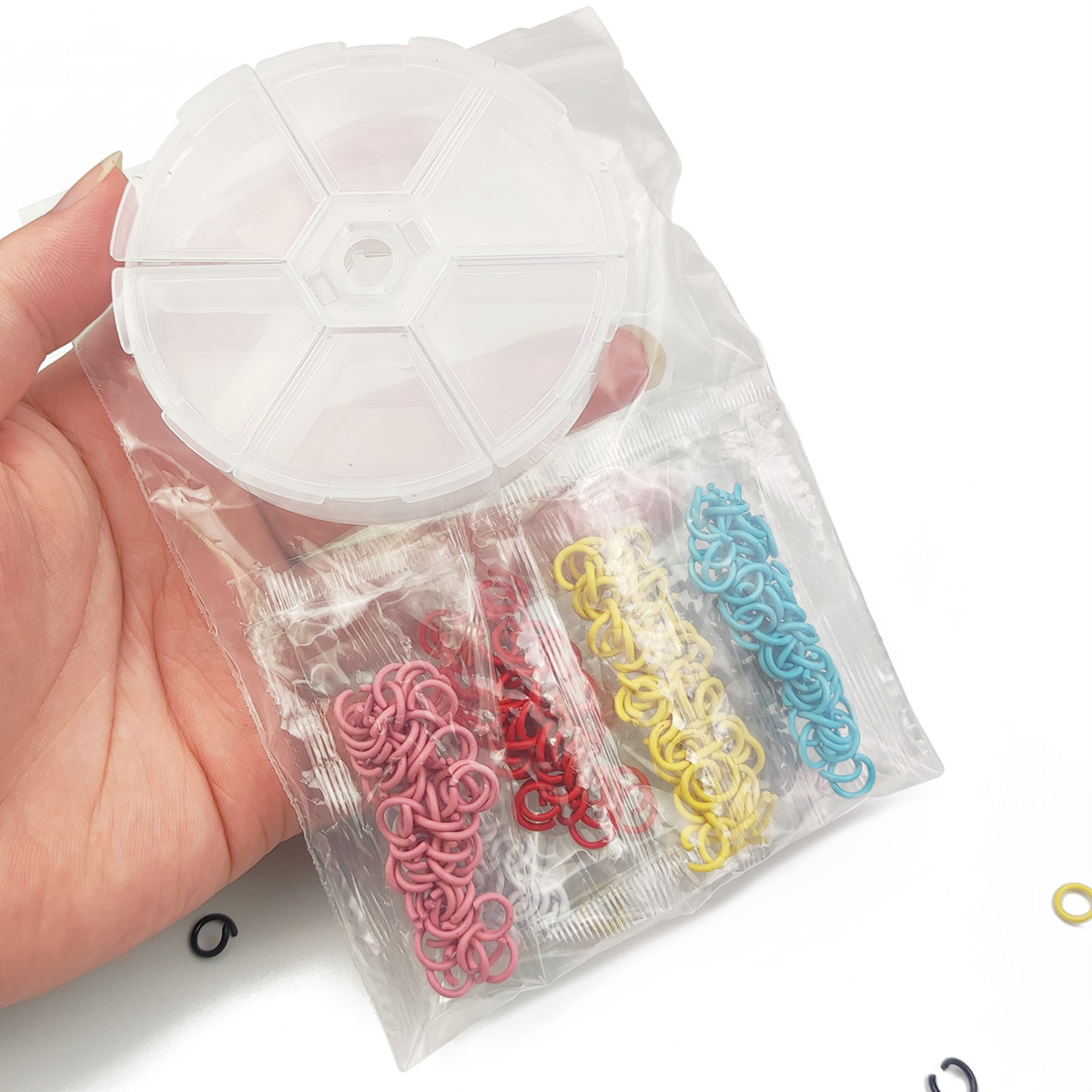 87g Colorful Mixed Colors Zinc - Jump Ring Assorted review and price