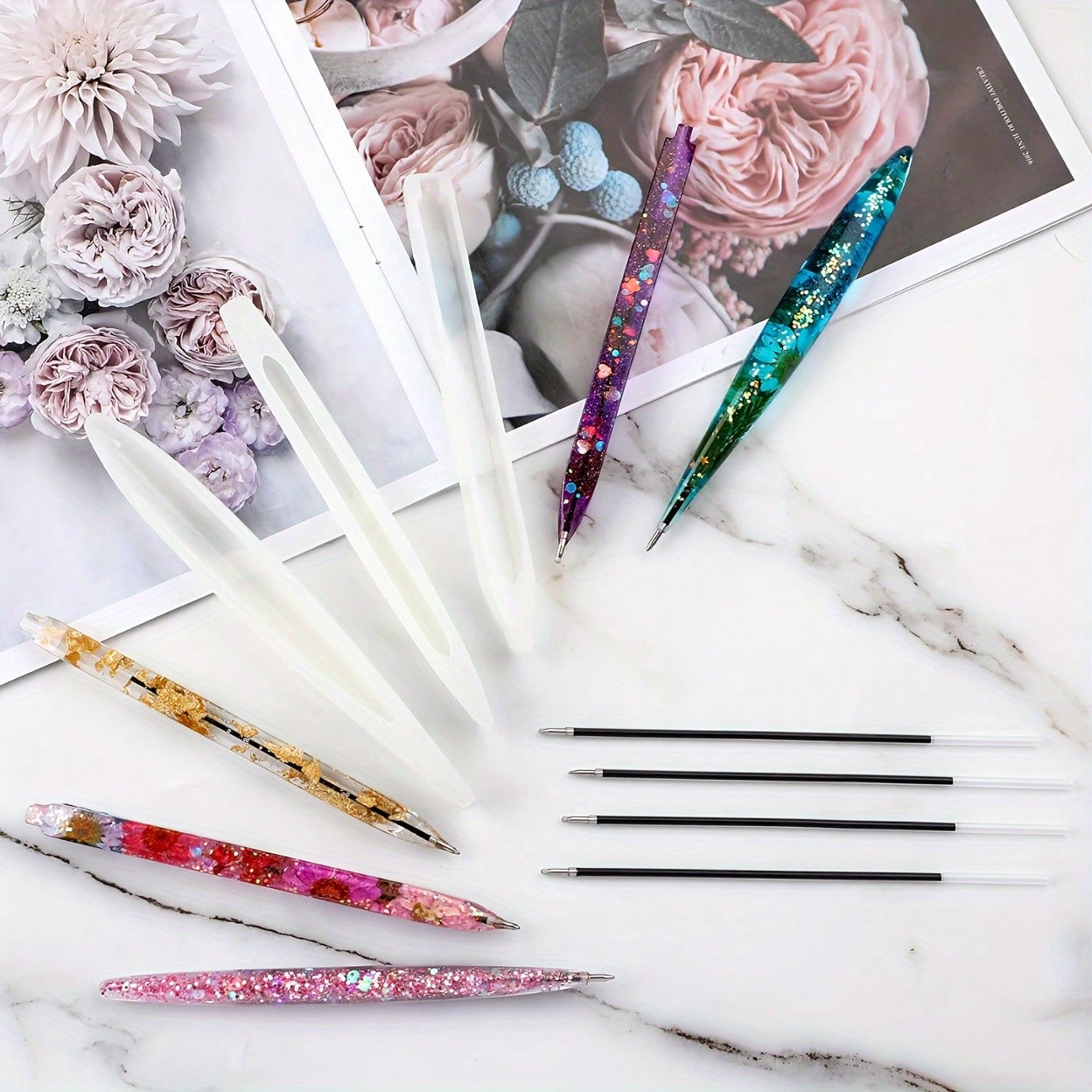 9Pcs Transparent Pen Silicone  - Jewelry Making Experience review and price