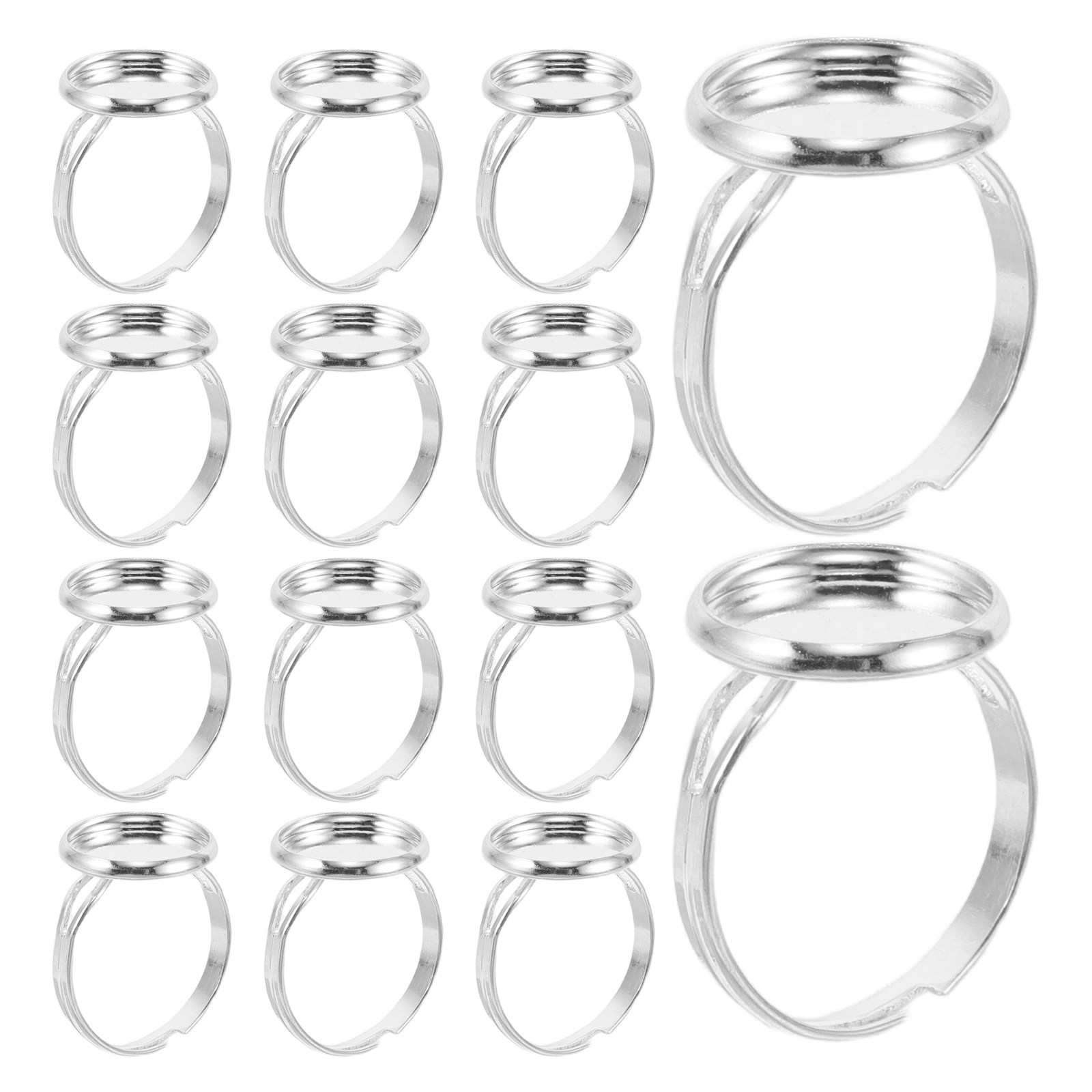 60Pcs Adjustable Ring Bases Bl - Jewelry Making Stones review and price