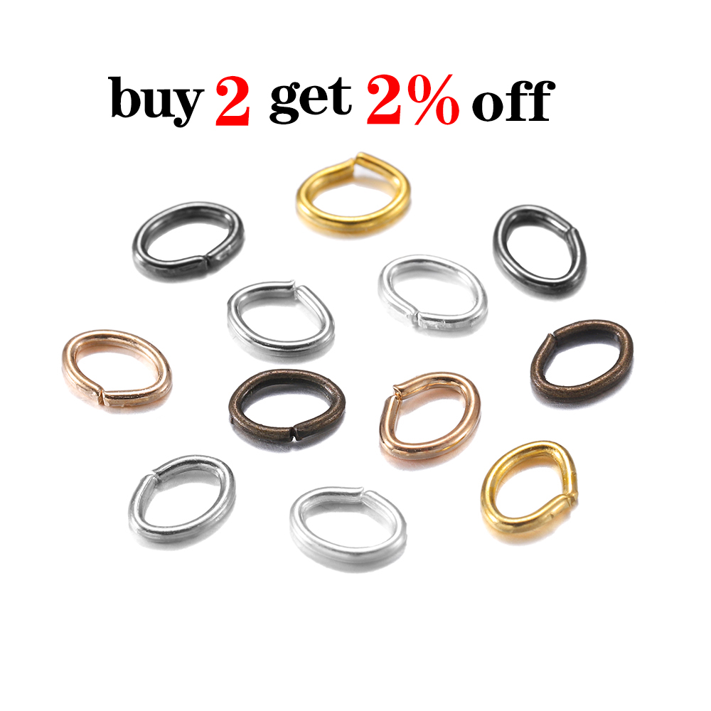 100/300pcs/lot 4-8mm Metal Mix - Jump Ring Assorted review and price