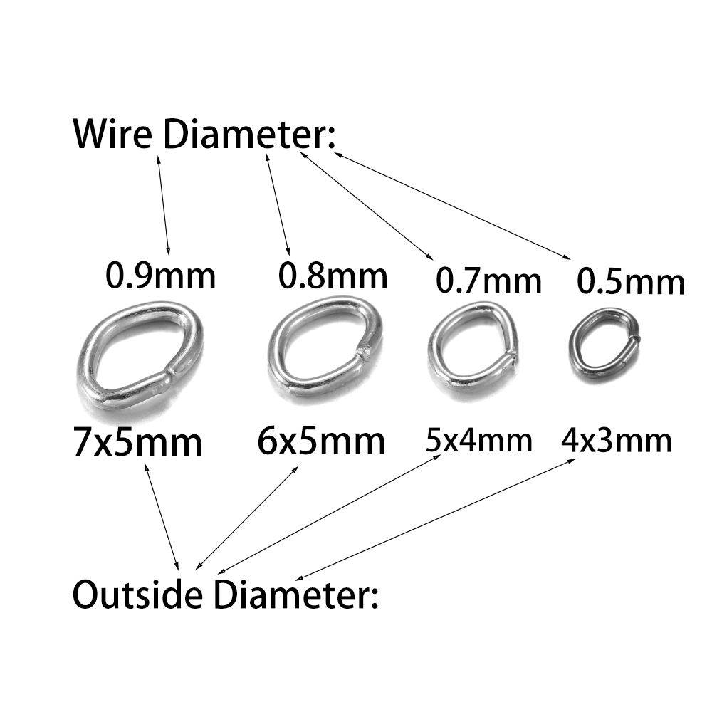 100/300pcs/lot 4-8mm Metal Mix - Jump Ring Assorted review and price