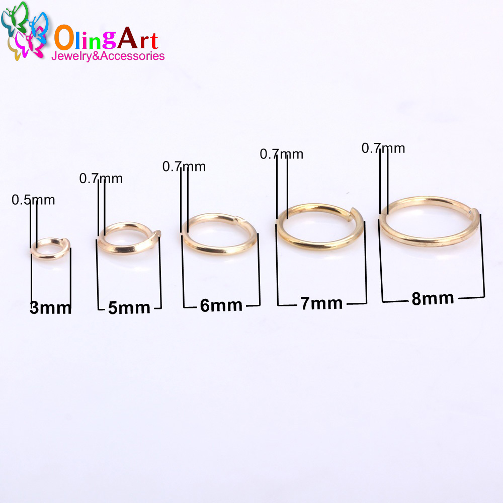 OlingArt KC Gold Plating Jump  - Jump Ring Assorted review and price