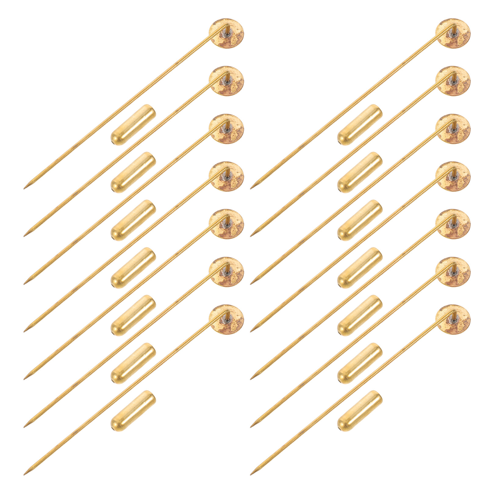 50Sets Copper Lapel Pins Flat  - Jewelry Making Tray review and price