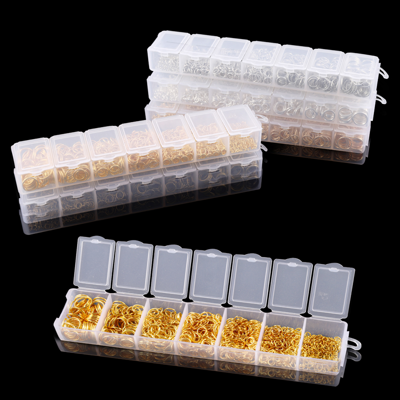 1370PCS/Set Mixed Metal Open J - Jump Ring Assorted review and price
