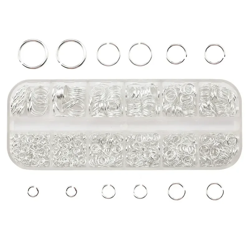 1050Pcs 0.7mm Plated Color Ope - Jump Ring Assorted review and price