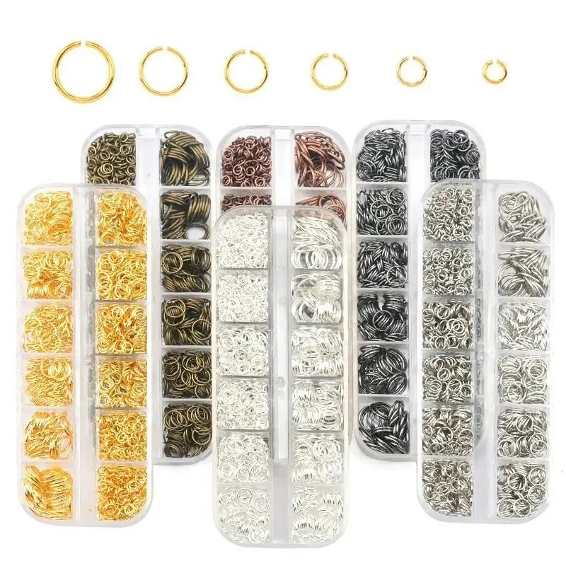 1050Pcs 0.7mm Plated Color Ope - Jump Ring Assorted review and price