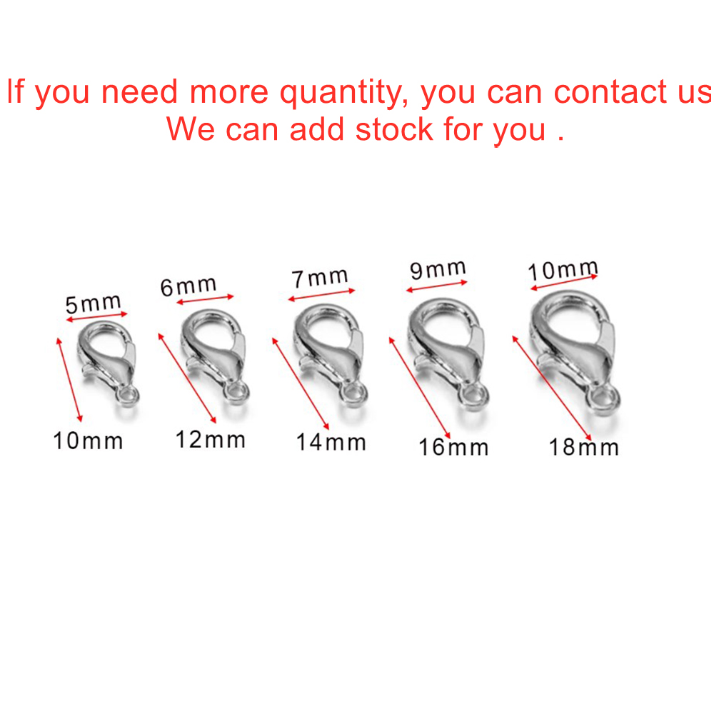 10pcs Multiple Size Lobster Cl - Jewelry Making Chain review and price