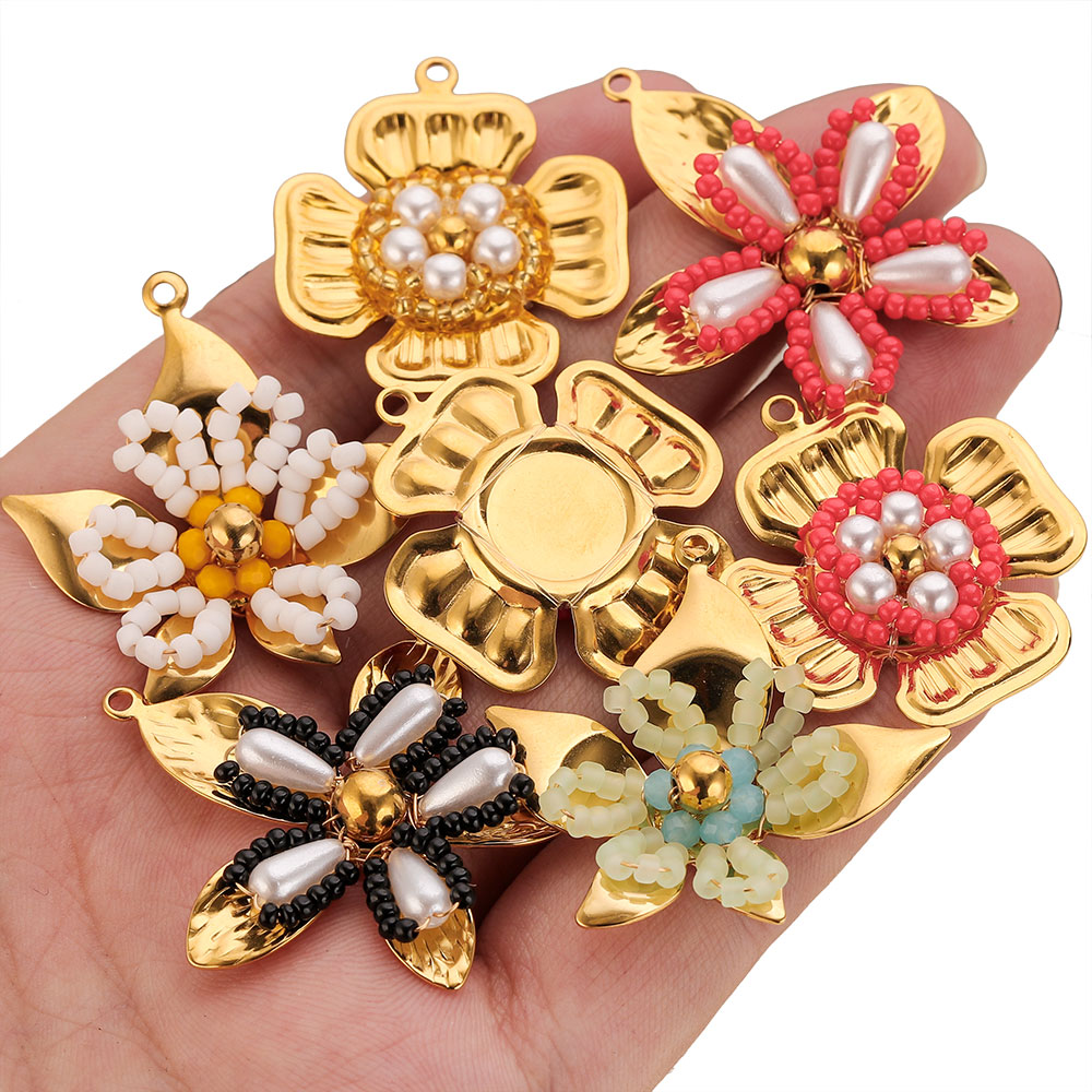 2pcs Stainless Steel Charms Ge - Jewelry Making Stones review and price