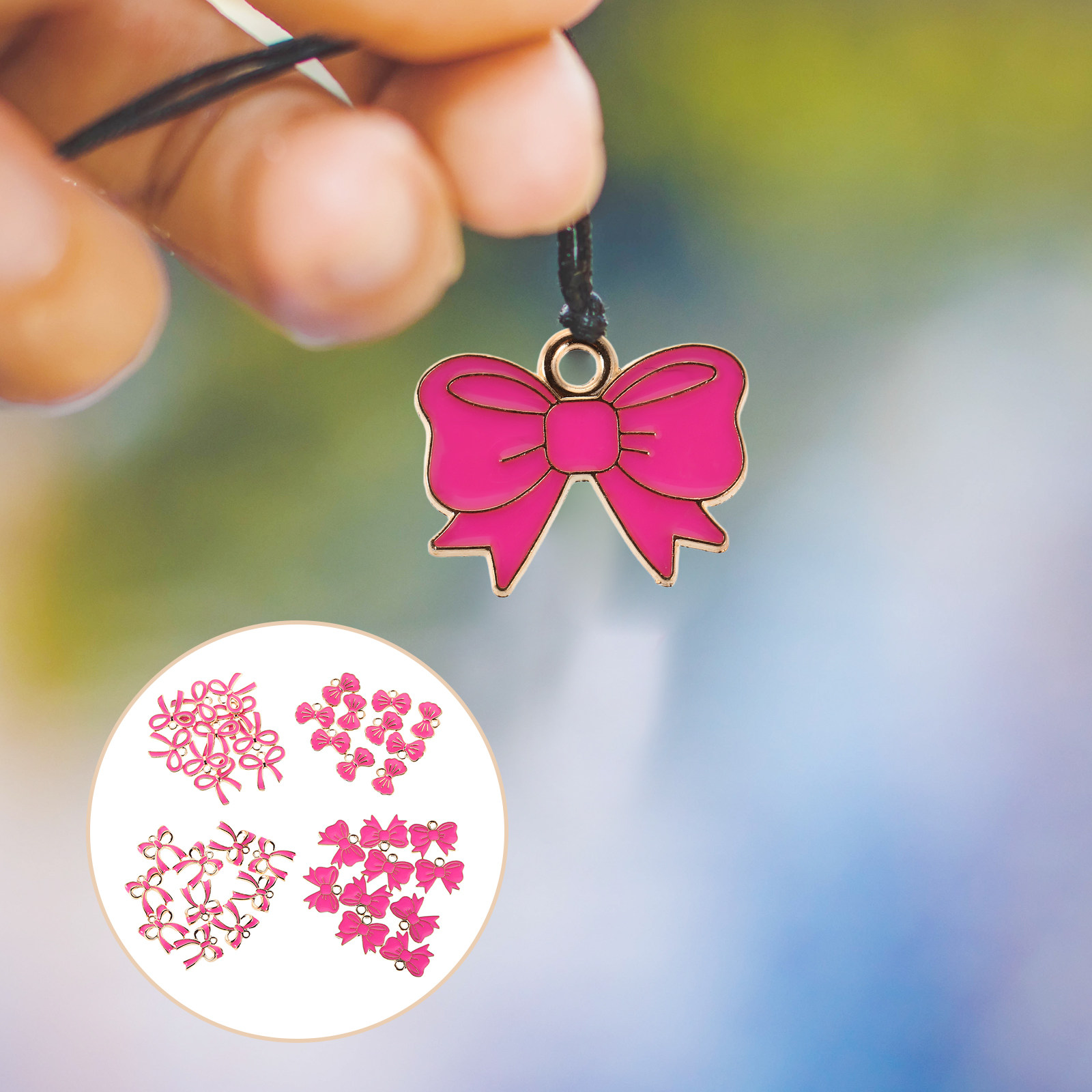 40Pcs Bowknot Pendant Alloy Ch - Jewelry Making For Teens review and price