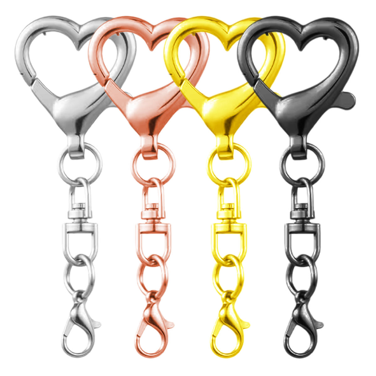 5/15/30Pcs Heart Shaped Swivel - Jewelry Making Materials review and price