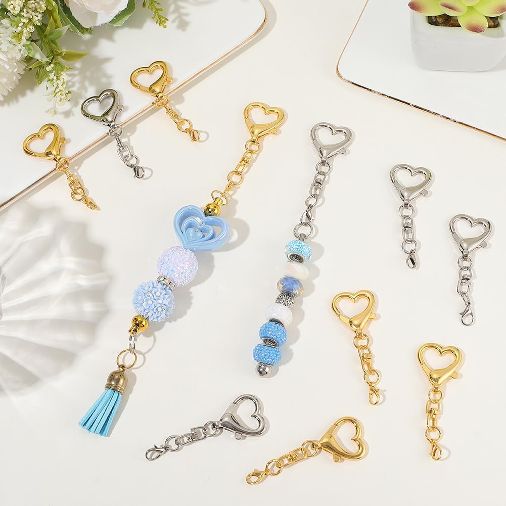 5/15/30Pcs Heart Shaped Swivel - Jewelry Making Materials review and price