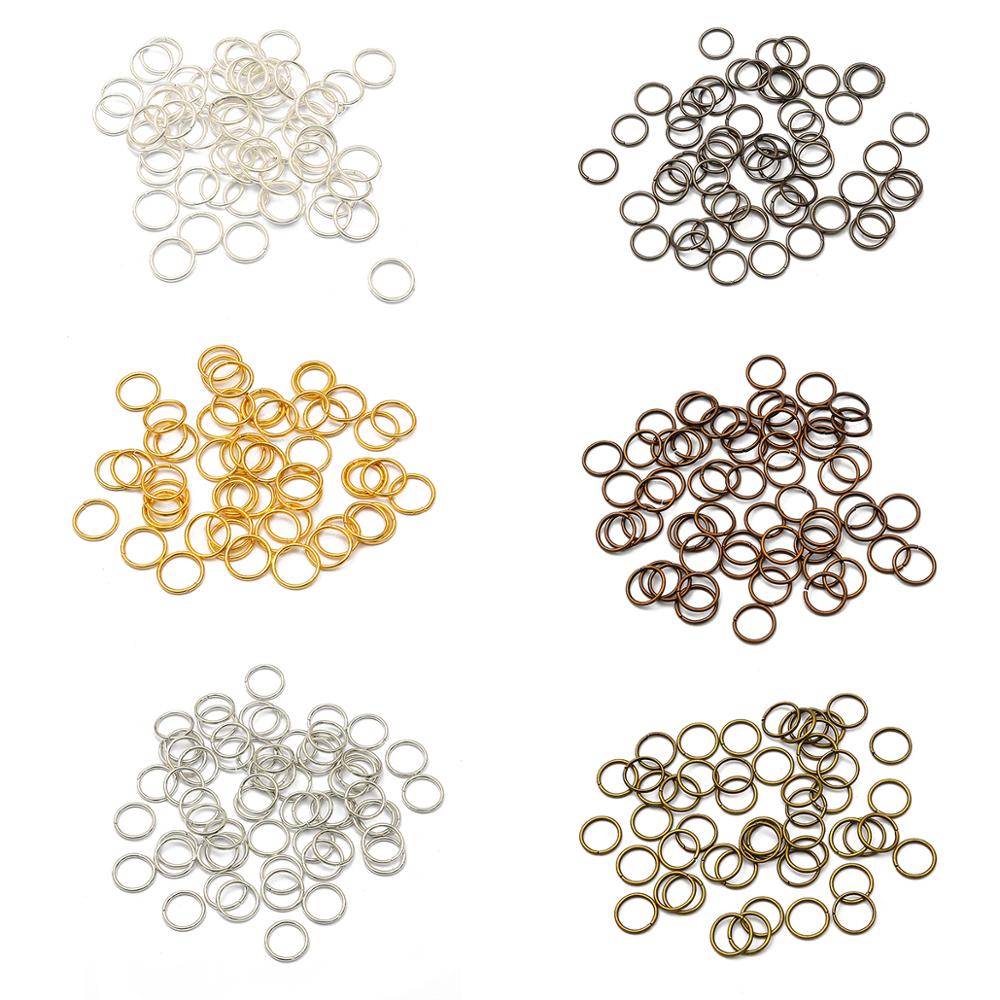 50-500Pcs 3-18mm Loop Key Spli - Jump Ring Assorted review and price