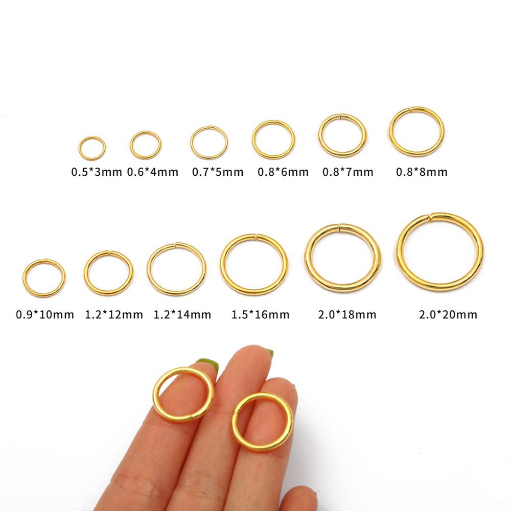 50-500Pcs 3-18mm Loop Key Spli - Jump Ring Assorted review and price