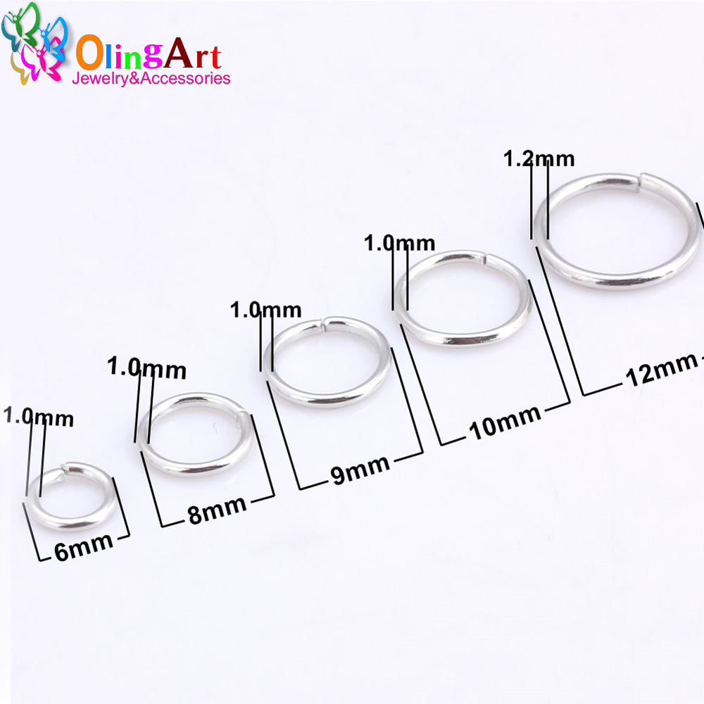 OlingArt Rhodium Plating Jump  - Jump Ring Assorted review and price