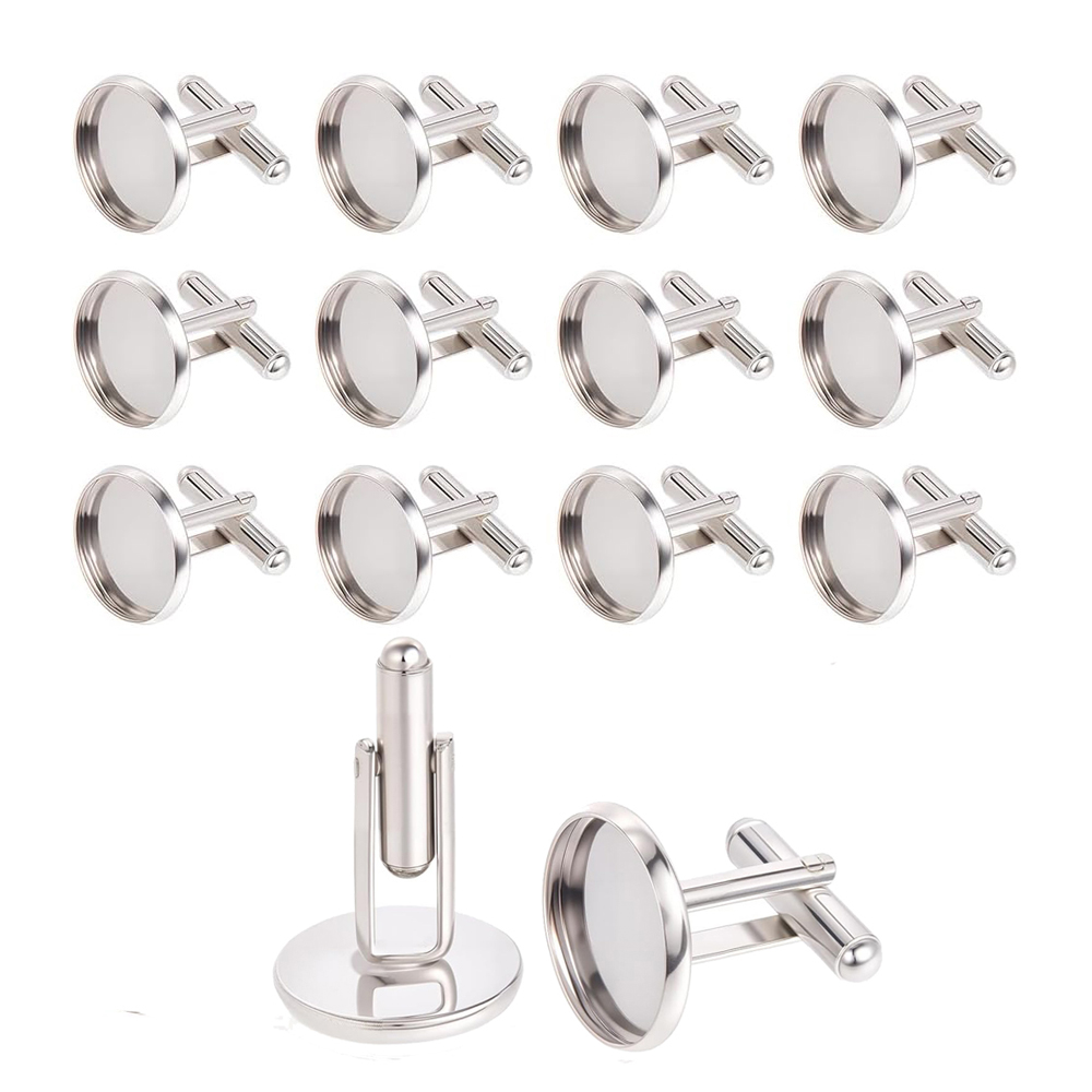 20Pcs Stainless Steel Round Cu - Jewelry Making Tray review and price