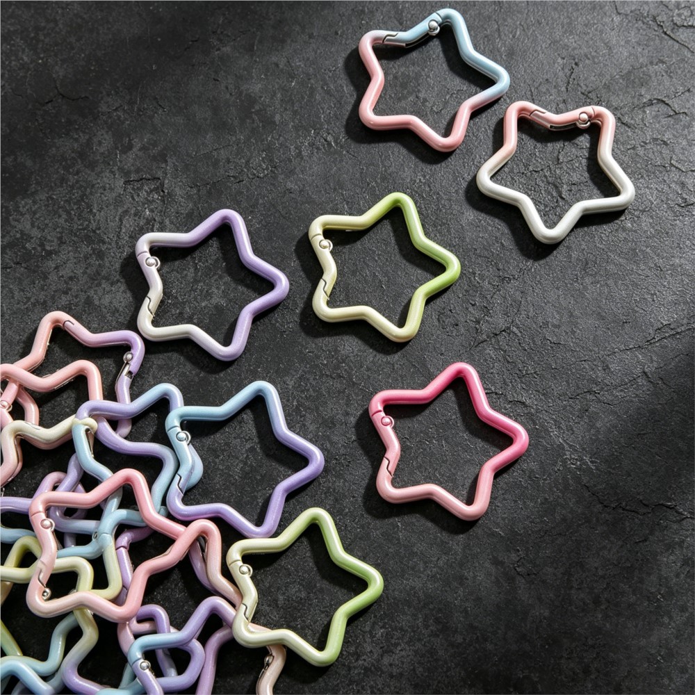 5PCS Gradient Star Shape Sprin - Jewelry Making Materials review and price